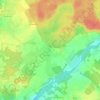 Topografische kaart Seur, hoogte, reliëf