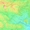 Topografische kaart Mura Statistical Region, hoogte, reliëf