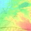 Topografische kaart Vila-sana, hoogte, reliëf