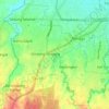 Topografische kaart Medan Tuntungan, hoogte, reliëf