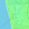 Topografische kaart Henley Beach, hoogte, reliëf