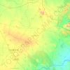 Topografische kaart Vajrakarur, hoogte, reliëf