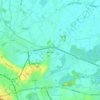 Topografische kaart Beuvry, hoogte, reliëf