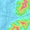 Topografische kaart Sasang-gu, hoogte, reliëf