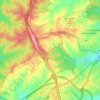 Topografische kaart El Goloso, hoogte, reliëf