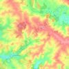 Topografische kaart Flaignes-Havys, hoogte, reliëf