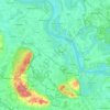 Topografische kaart 46509, hoogte, reliëf
