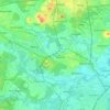 Topografische kaart Bieruń, hoogte, reliëf