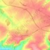 Topografische kaart Buire-le-Sec, hoogte, reliëf