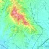 Topografische kaart Montecarlo, hoogte, reliëf