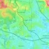 Topografische kaart 4114, hoogte, reliëf