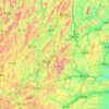 Topografische kaart 铜仁市, hoogte, reliëf