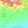 Topografische kaart Pasarón de la Vera, hoogte, reliëf