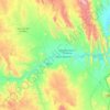 Topografische kaart Nazas, hoogte, reliëf