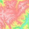 Topografische kaart Curpahuasi, hoogte, reliëf