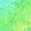 Topografische kaart Winterswijk Henxel, hoogte, reliëf