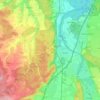 Topografische kaart 88319, hoogte, reliëf