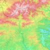 Topografische kaart Ripollès, hoogte, reliëf