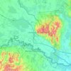 Topografische kaart Lendava / Lendva, hoogte, reliëf