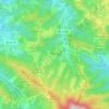 Topografische kaart Morga, hoogte, reliëf