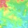 Topografische kaart Kwaśniów Górny, hoogte, reliëf