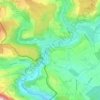 Topografische kaart Büßlingen, hoogte, reliëf