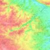 Topografische kaart 49560, hoogte, reliëf