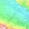 Topografische kaart Garrapinillos, hoogte, reliëf