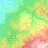 Topografische kaart Alto Tambo, hoogte, reliëf