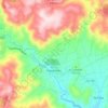 Topografische kaart Figueroles, hoogte, reliëf