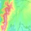 Topografische kaart Trasvase Entrepeñas–Buendía, hoogte, reliëf