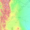 Topografische kaart Río Diamante, hoogte, reliëf