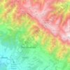 Topografische kaart Dharmsala, hoogte, reliëf