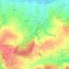 Topografische kaart Goszyce, hoogte, reliëf