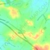 Topografische kaart Tetsworth, hoogte, reliëf