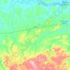 Topografische kaart Butiá, hoogte, reliëf