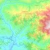 Topografische kaart Sabanillas, hoogte, reliëf