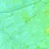 Topografische kaart Veeningen, hoogte, reliëf