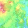 Topografische kaart Riofrío del Llano, hoogte, reliëf