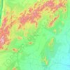 Topografische kaart Pullalacheruvu, hoogte, reliëf