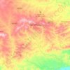 Topografische kaart Garanhuns, hoogte, reliëf