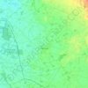 Topografische kaart Voltlage, hoogte, reliëf