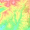 Topografische kaart Torremocha de Jadraque, hoogte, reliëf