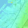 Topografische kaart Apollo Beach, hoogte, reliëf