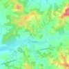 Topografische kaart Guimps, hoogte, reliëf
