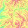 Topografische kaart Tanta, hoogte, reliëf