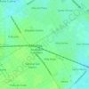 Topografische kaart Zeballos, hoogte, reliëf