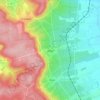 Topografische kaart Avize, hoogte, reliëf