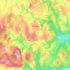 Topografische kaart Trémargat, hoogte, reliëf