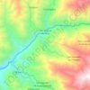 Topografische kaart San Miguel de Acos, hoogte, reliëf